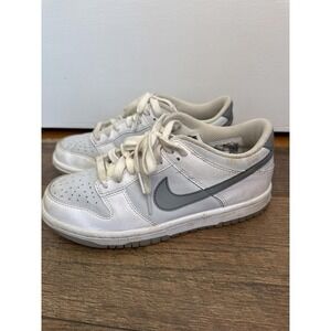 Kids Nike Dunks Low White & Gray Size 4.5 Youth